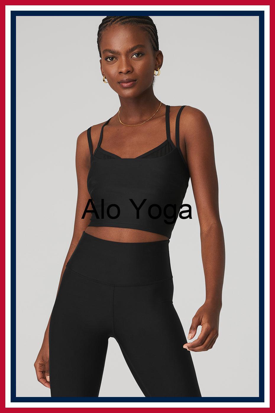 フィットネストップス [Alo Yoga] Airlift Double Check Bra Tank