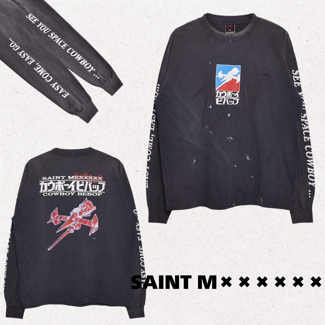 【国内買付】SAINT M××××××/ CB_LS TEE/EASY COME