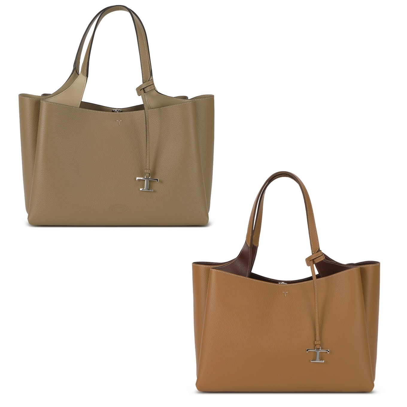 追跡あり★TODS★Tタイムレス レザートートバッグ ミディアム