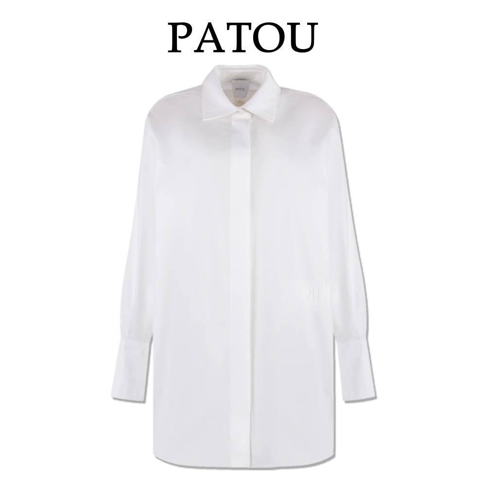【Patou】パトゥ コットン シャツドレス