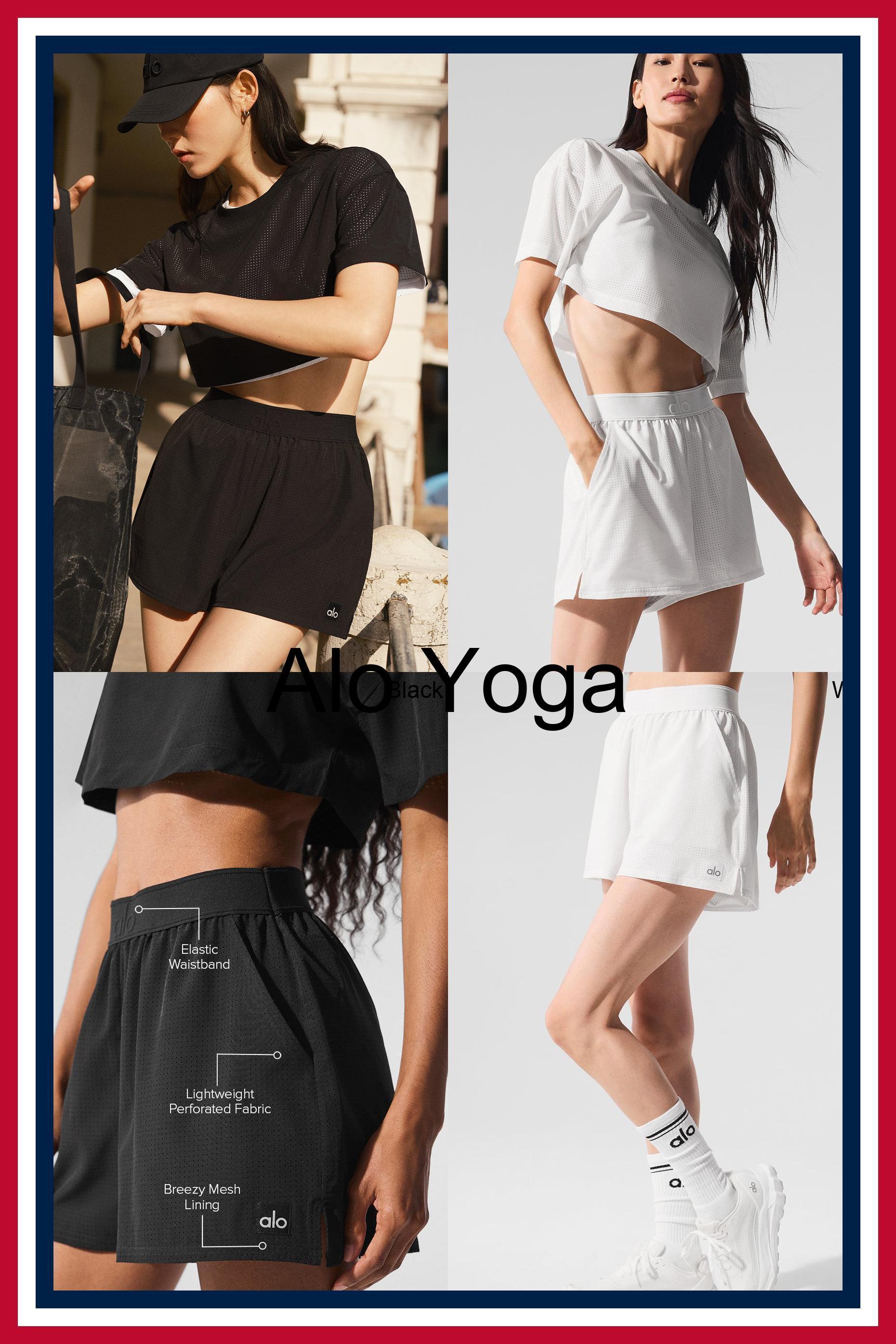 フィットネスボトムス [Alo Yoga] Mesh Mirage Short