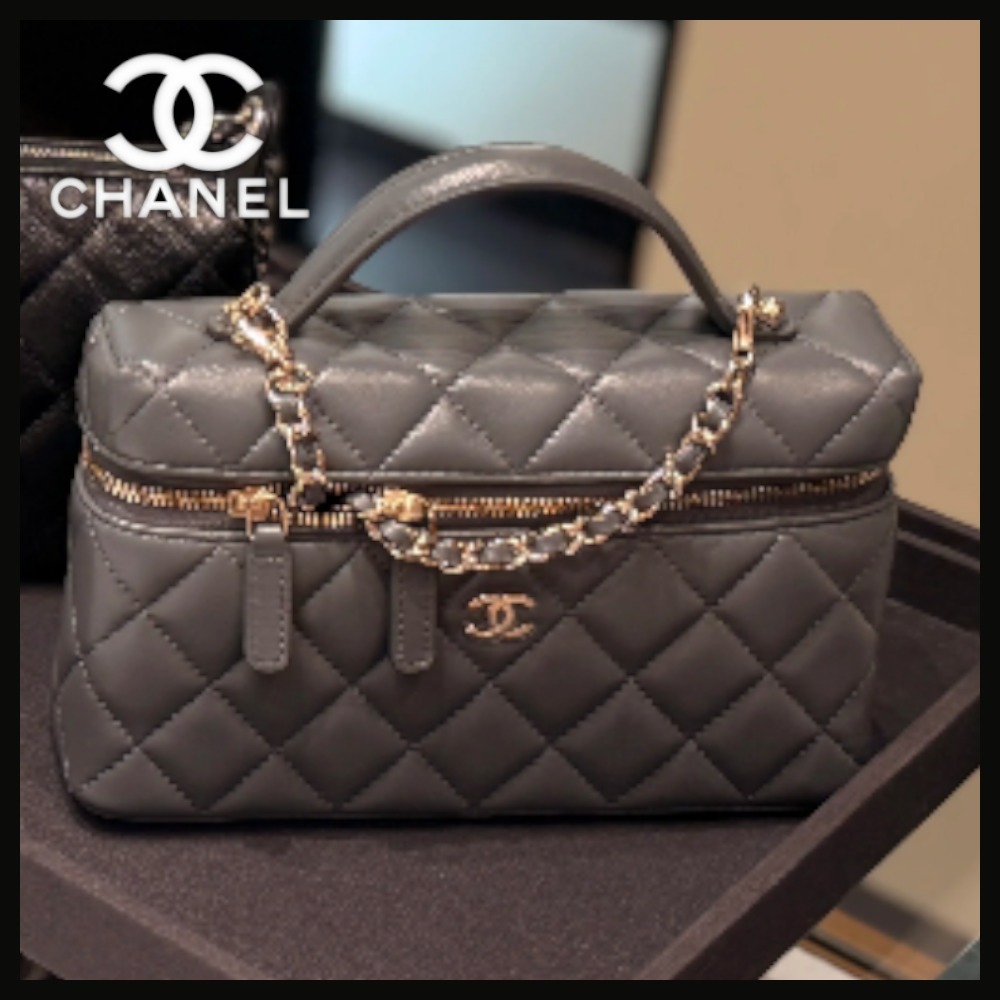 【25B♪高級感◎】CHANEL バニティバッグ