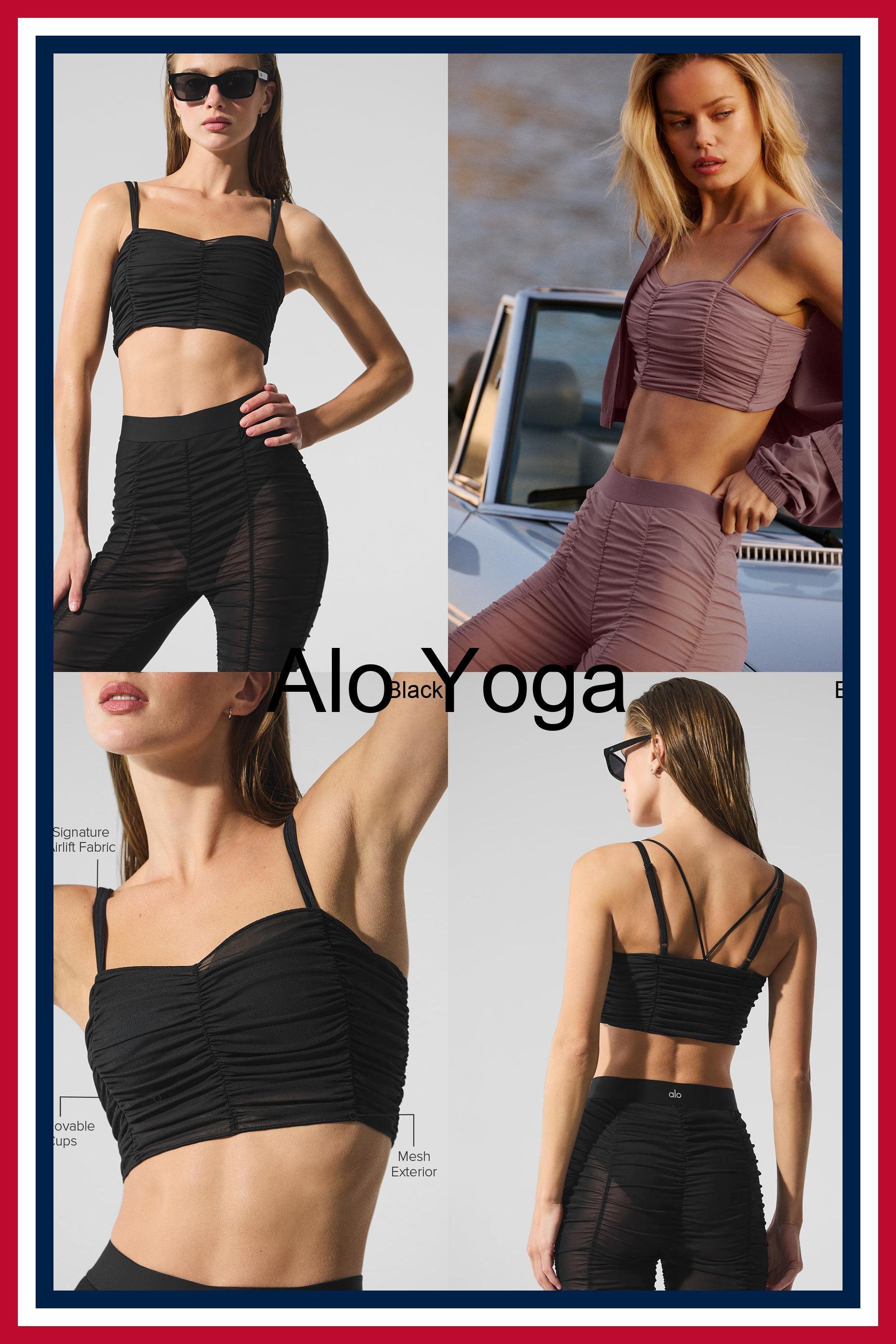 フィットネストップス [Alo Yoga] Airlift Mesh Cherish Bra