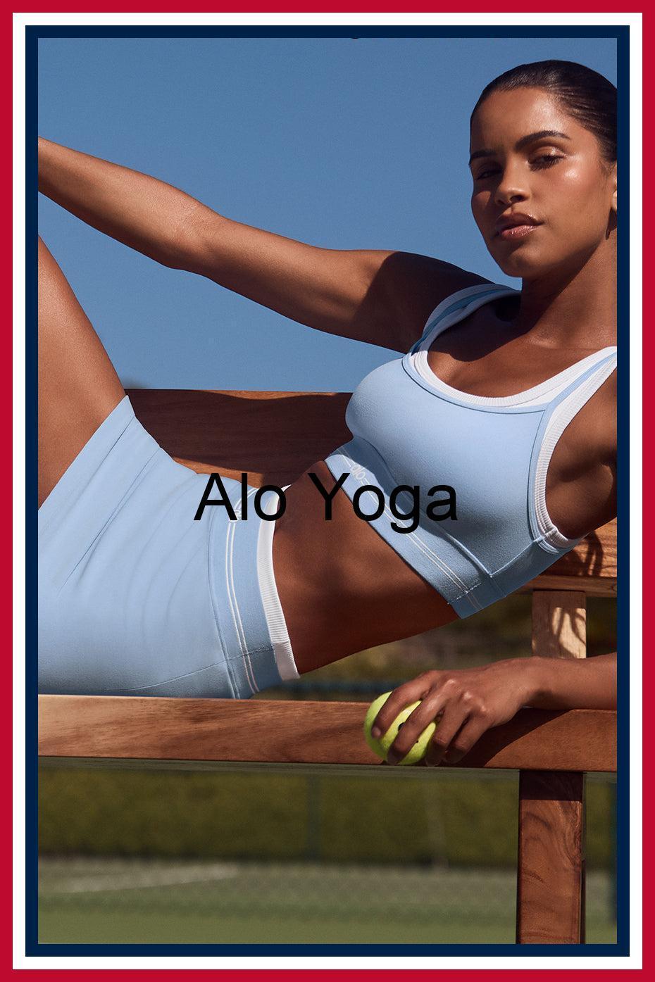 フィットネストップス [Alo Yoga] Airbrush Better Together Bra