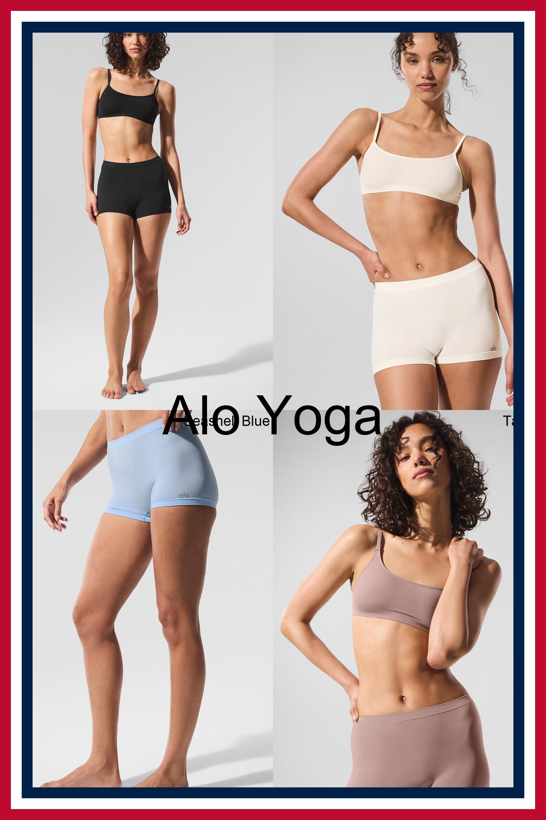ショーツ [Alo Yoga] Sheer Glow Boyshort
