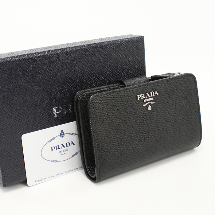 PRADA 二折財布 1ＭＬ225 2E6V F0LN1【ランク：S】
