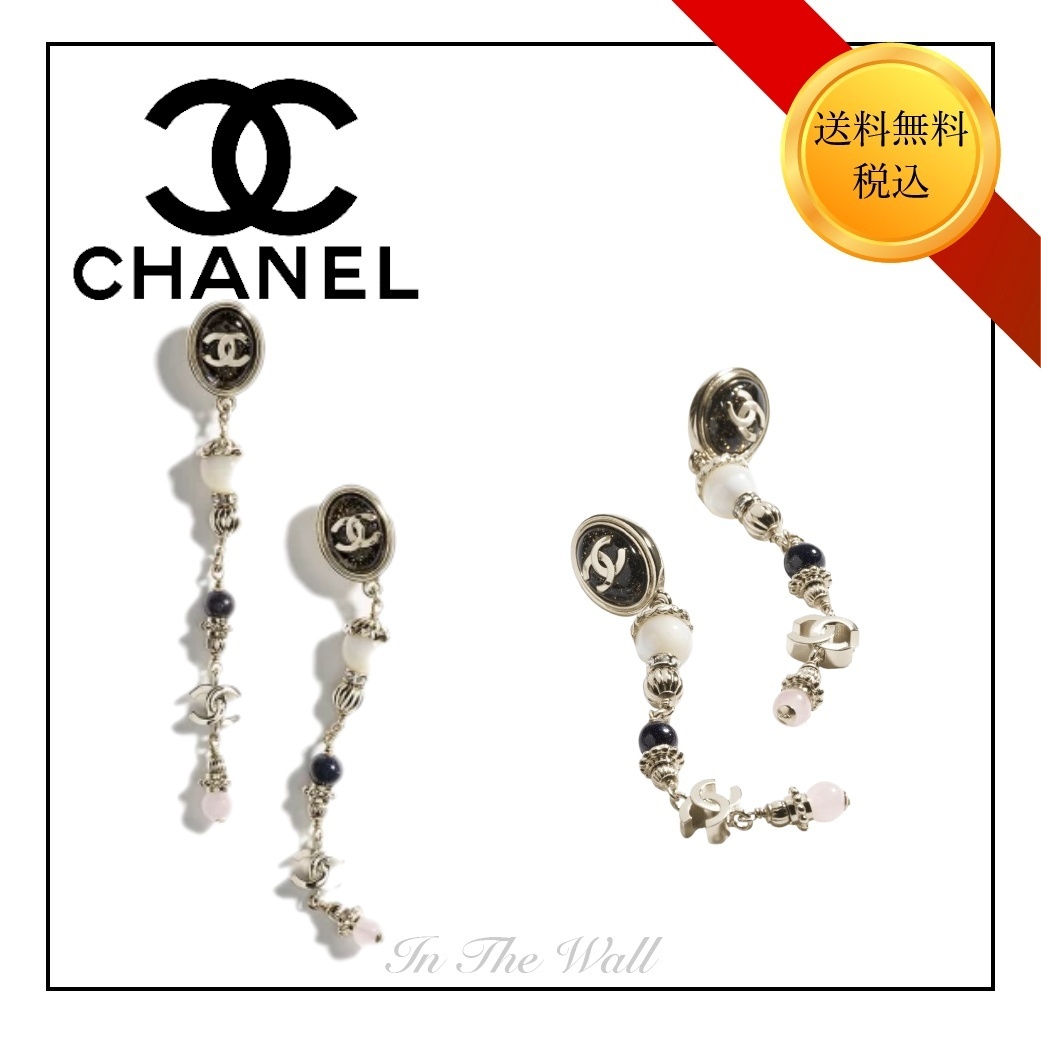 ラグジュアリーな装いで♪【CHANEL】ペンダント ピアス 天然石