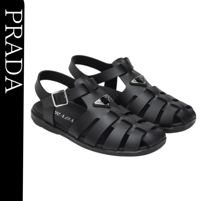 関税込★VIP価格【PRADA】ラバー フィッシャーマンサンダル