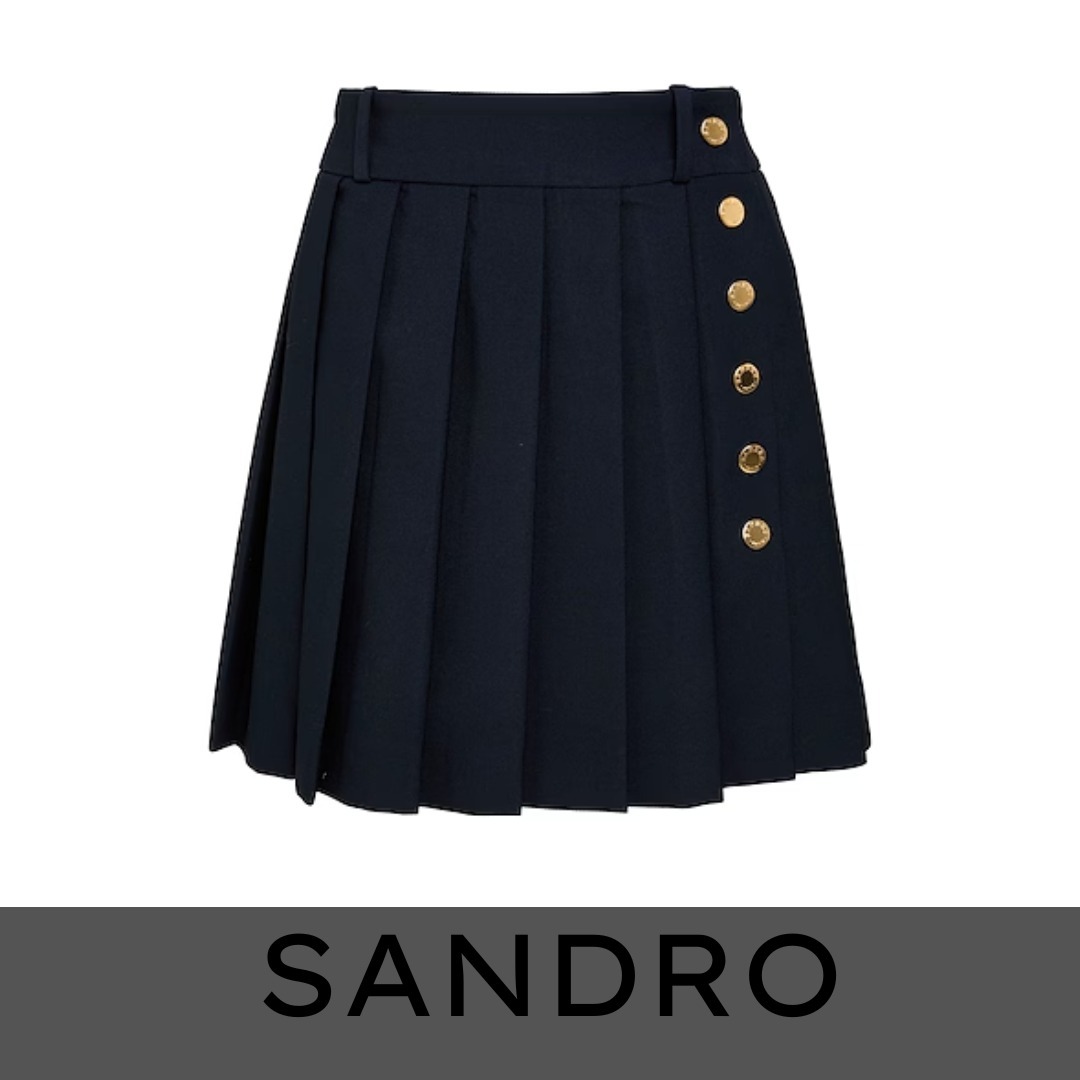 [国内発送] SANDRO★プリーツスカート