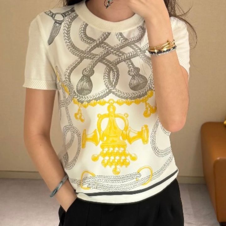 《アートをまとう。》HERMES Palefroi Remix Tシャツ