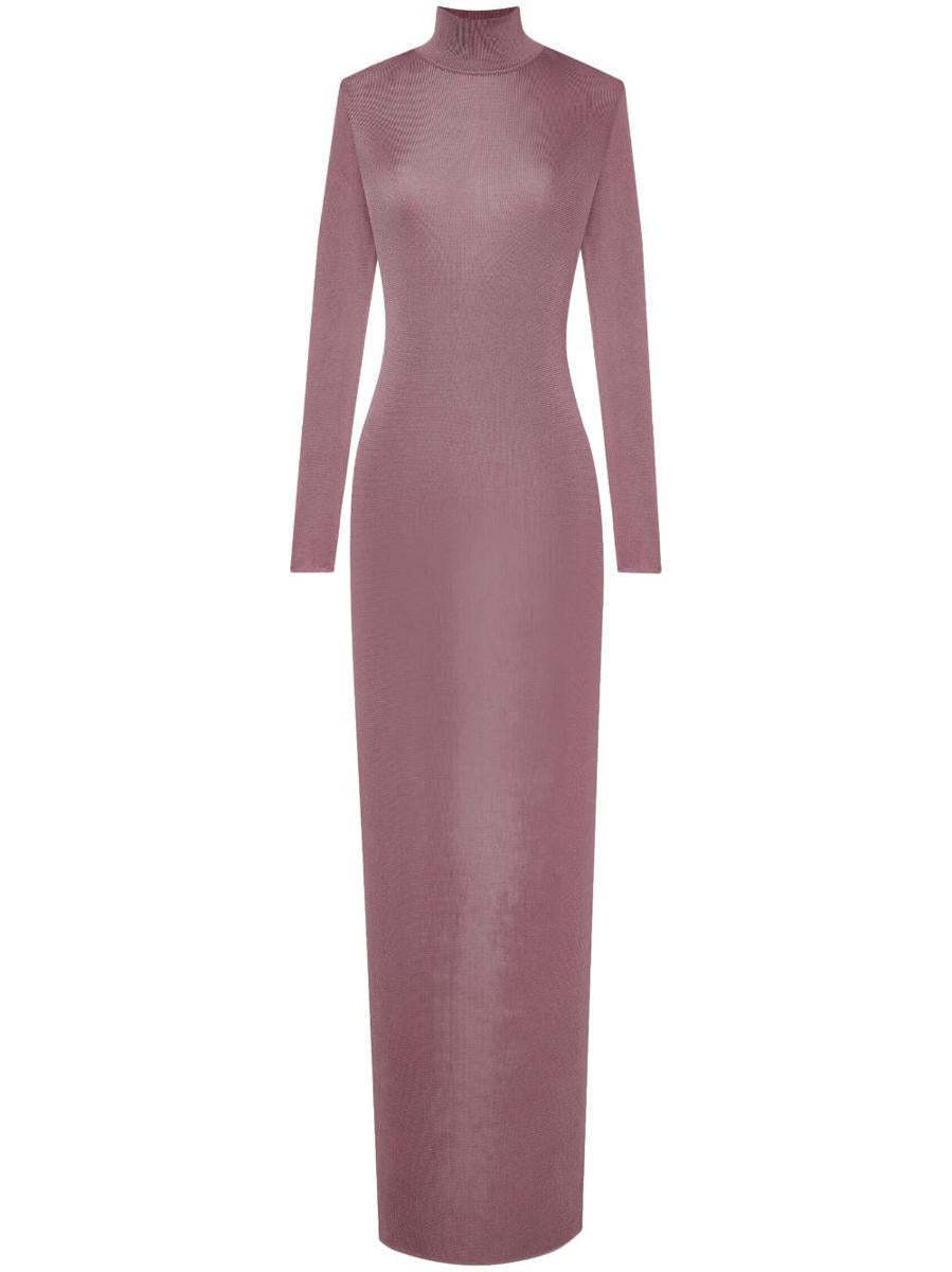 【関税＆送料込み】Saint Laurent Long Dress In Tight-Fittin