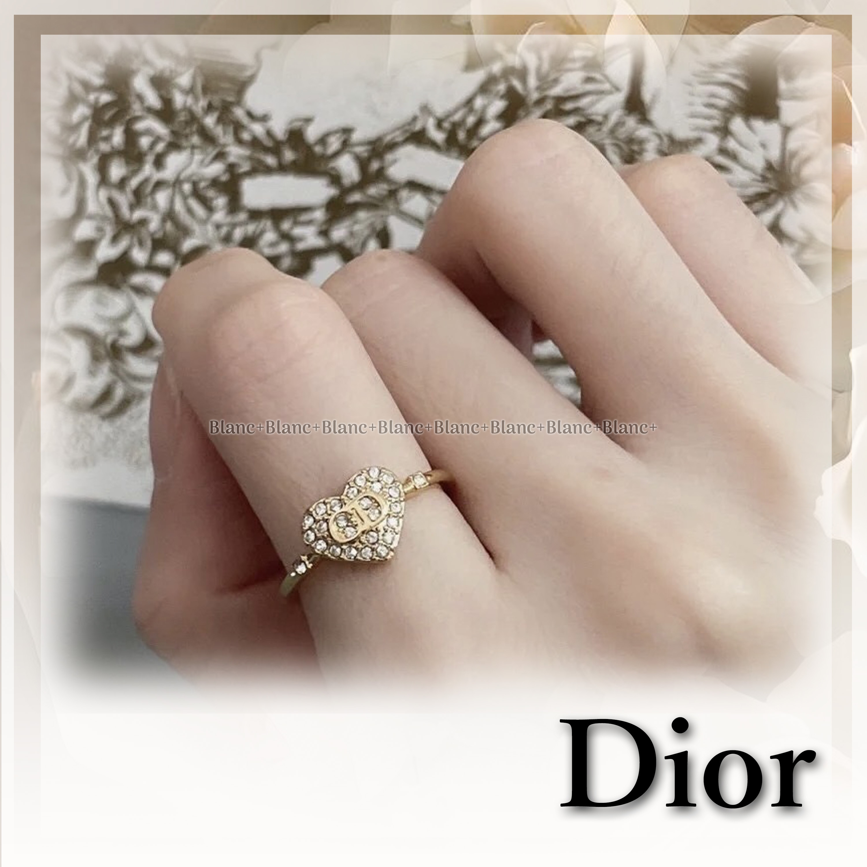 甘すぎない愛らしさ♡【Dior】Clair D Lune リング