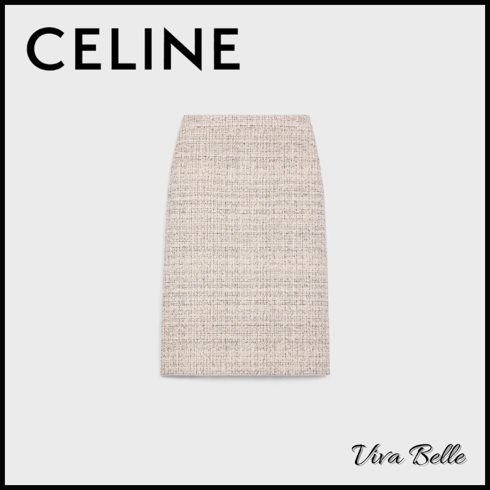 【万能アイテム】CELINE ペンシルスカート コットンナッテ
