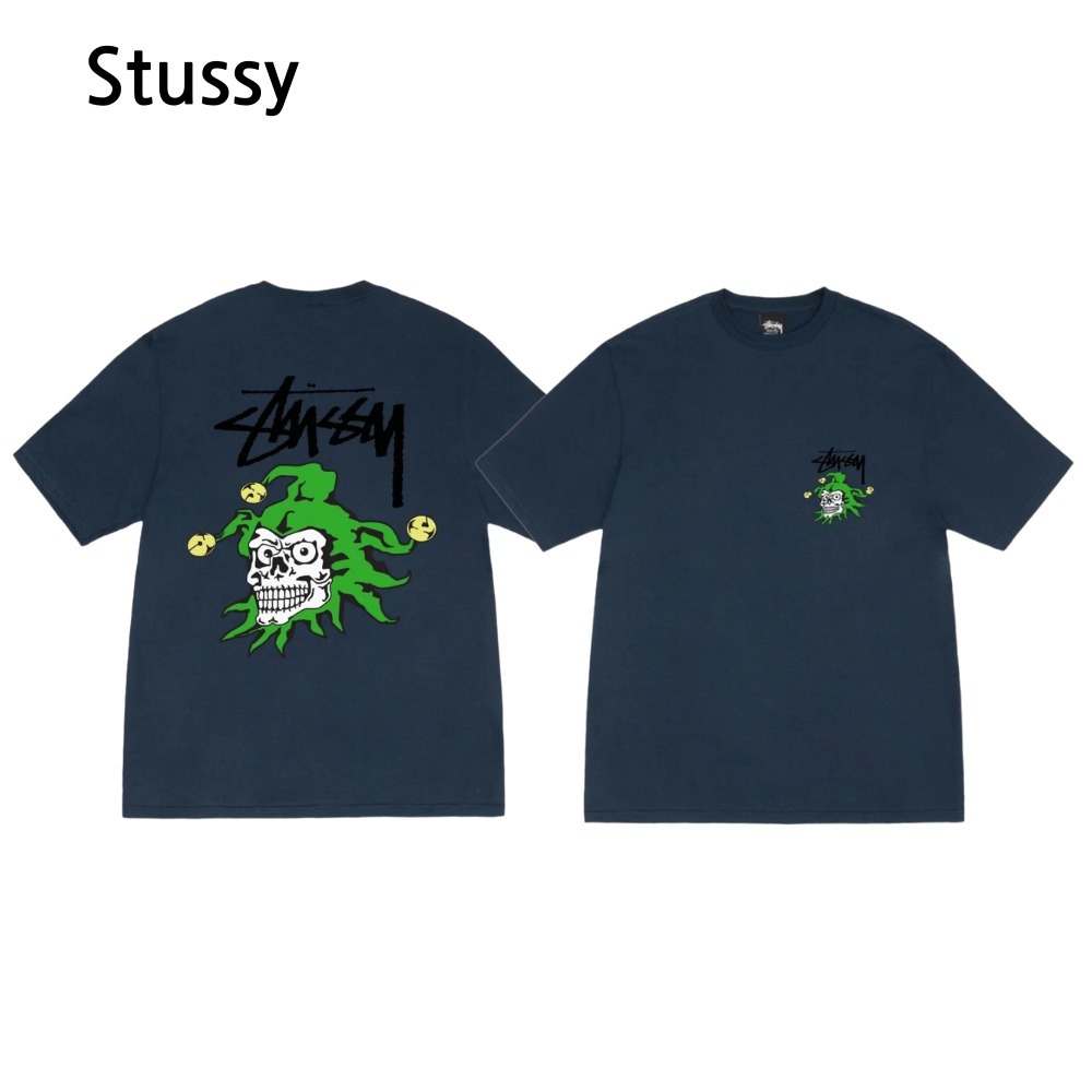★STUSSY★ Joker T-Shirt Navy