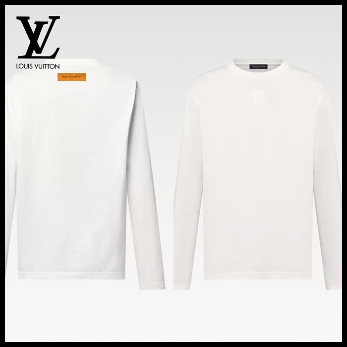 【シンプルさが◎】Louis Vuitton LVシグネチャー 長袖Tシャツ