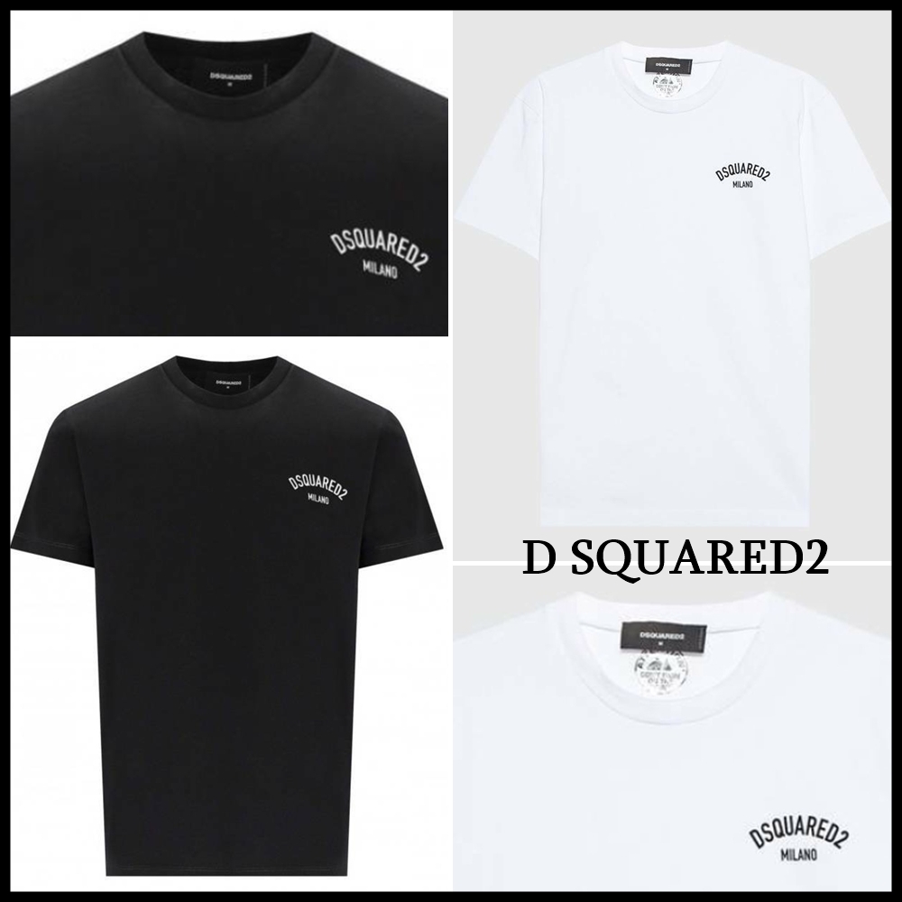 【D SQUARED2】 ディースクエアード ロゴ Tシャツ 半袖 2色