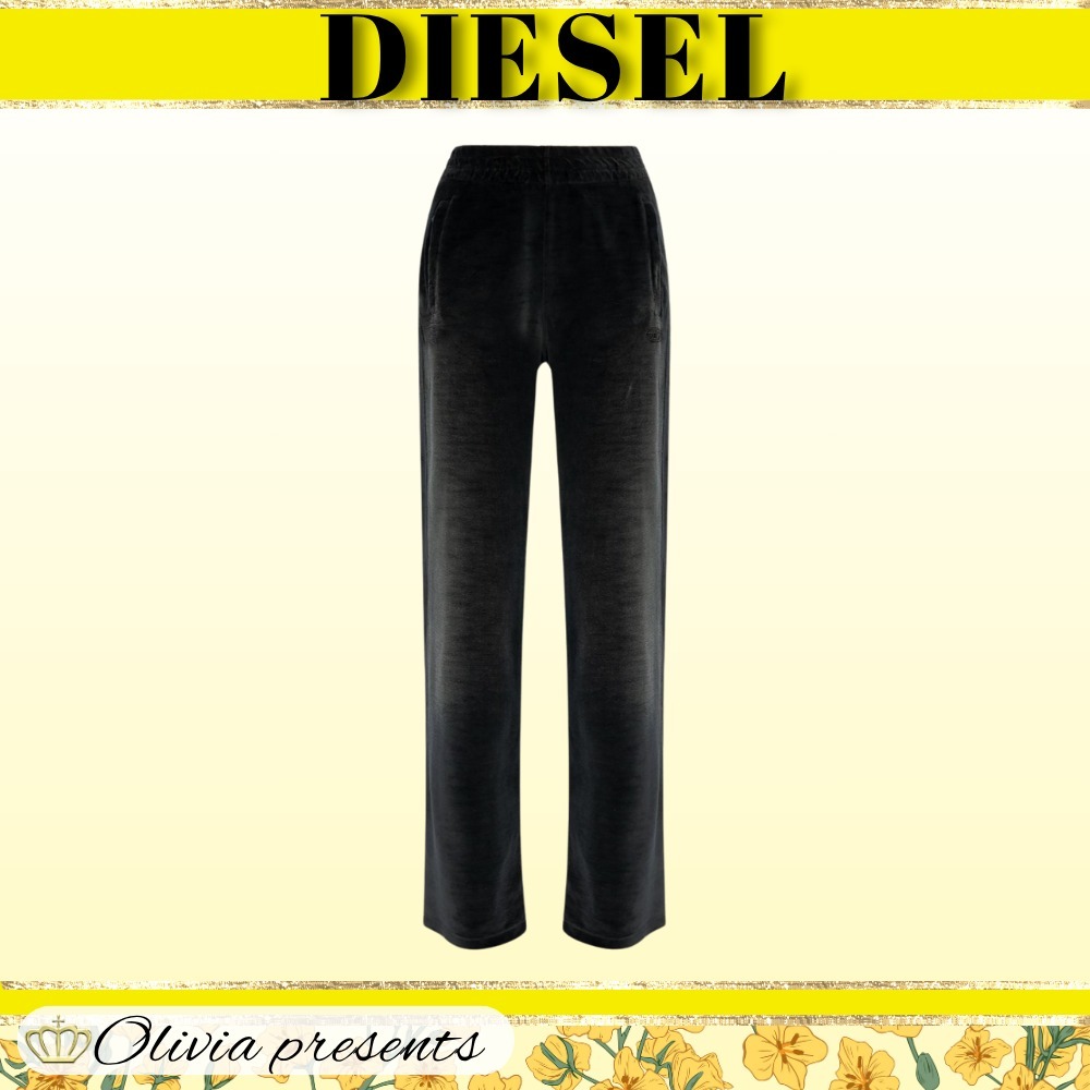 DIESEL>>ディーゼル P-Ely-Q1 ワイドレッグ スウェットパンツ