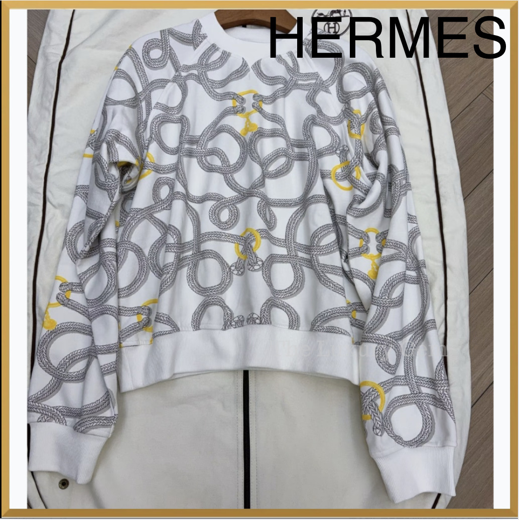 HERMES エルメス 「Palefroi Remix」プリントのミニスカート
