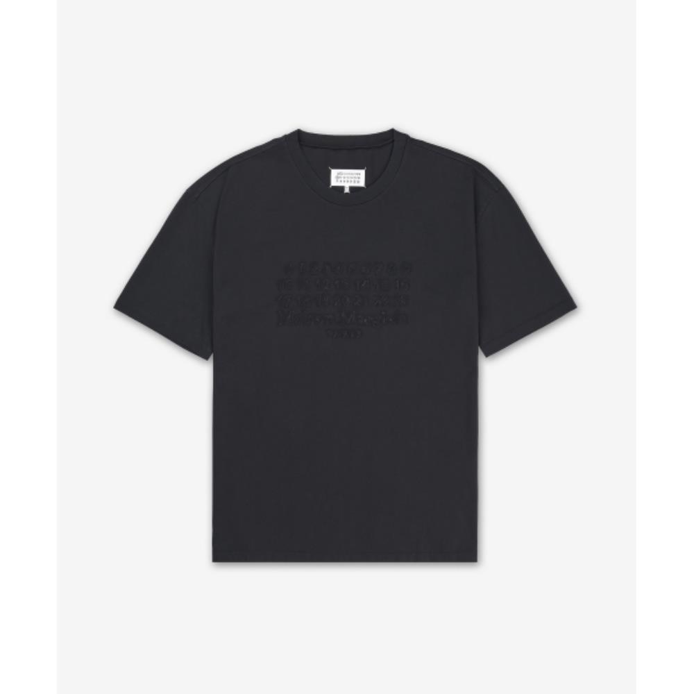 ★Maison Margiela★ Number Logo T-Shirt Washed Black S50GC07