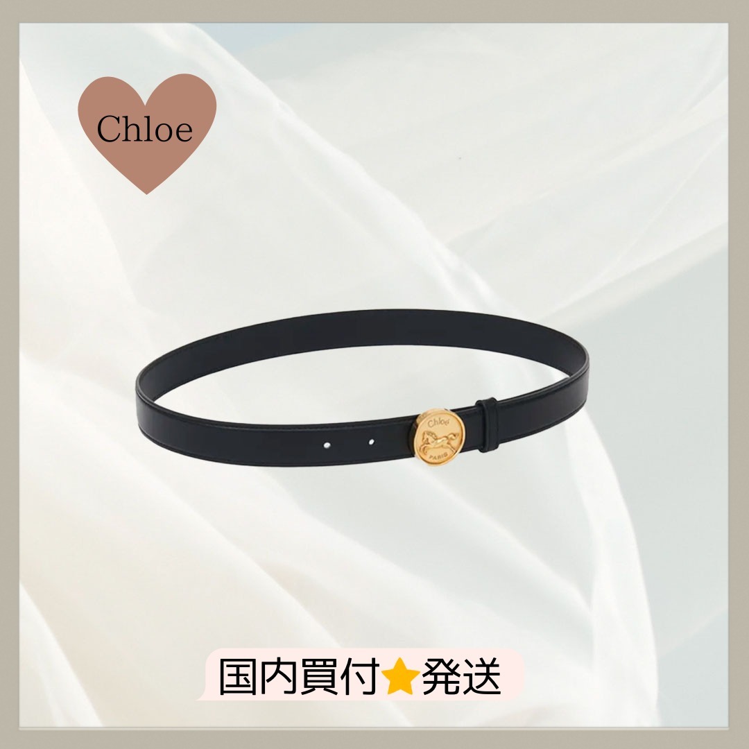 CHLOE HORSE MEDAL ベルト【安心の国内買付/国内発送】