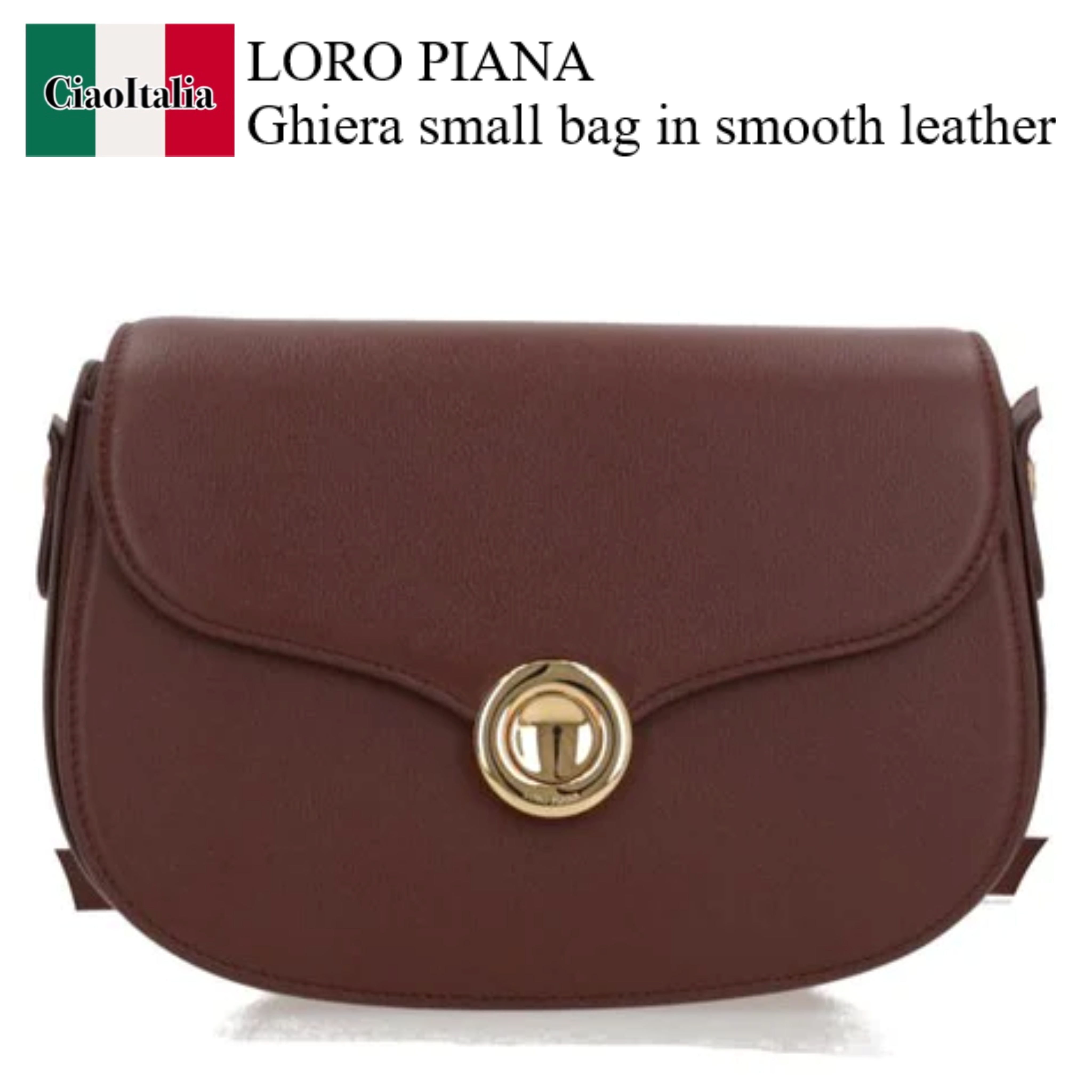 ショルダーバッグ・ポシェット Loro Piana Ghiera Small Bag In Smooth Leather