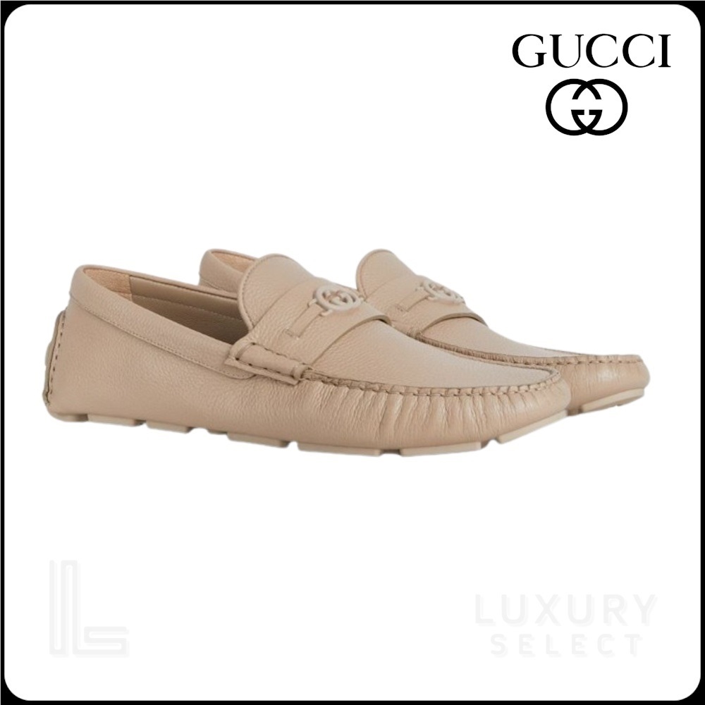 【GUCCI】MOCCASIN LEATHER HORSE◆820658AAEFR