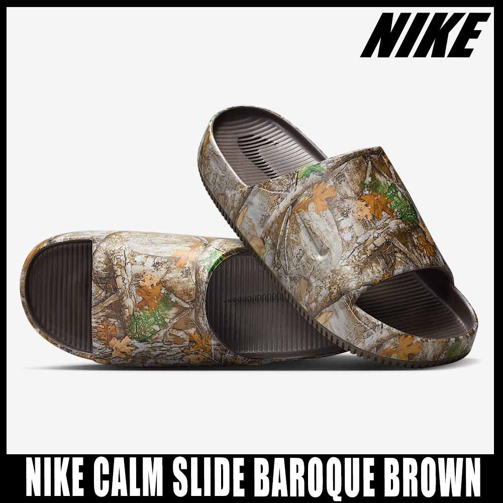 ◆男女共用◆NIKE CALM SLIDE BAROQUE BROWN◆関税/送料込◆人気