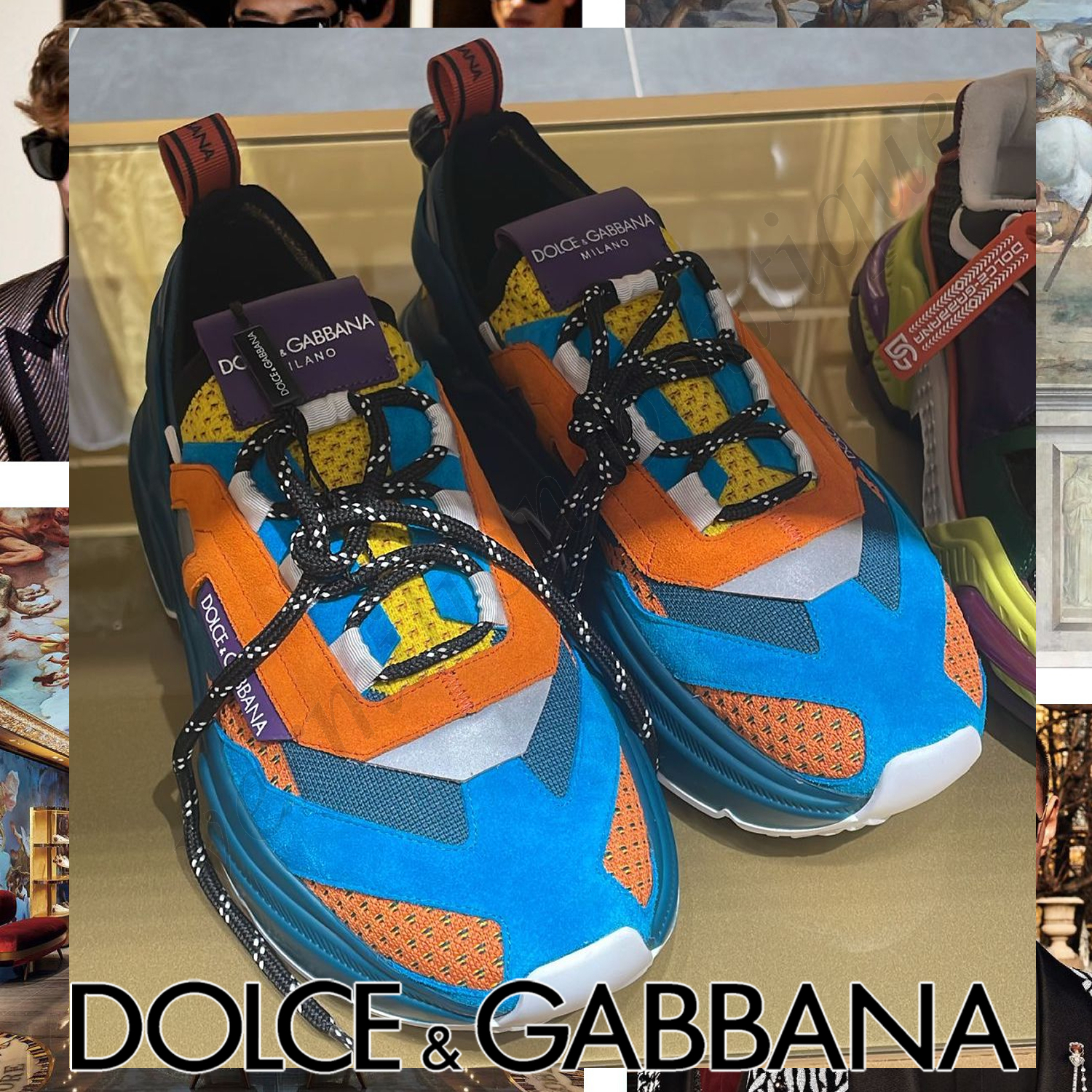 Dolce & Gabbana Daymaster ローカット スニーカー マルチカラー