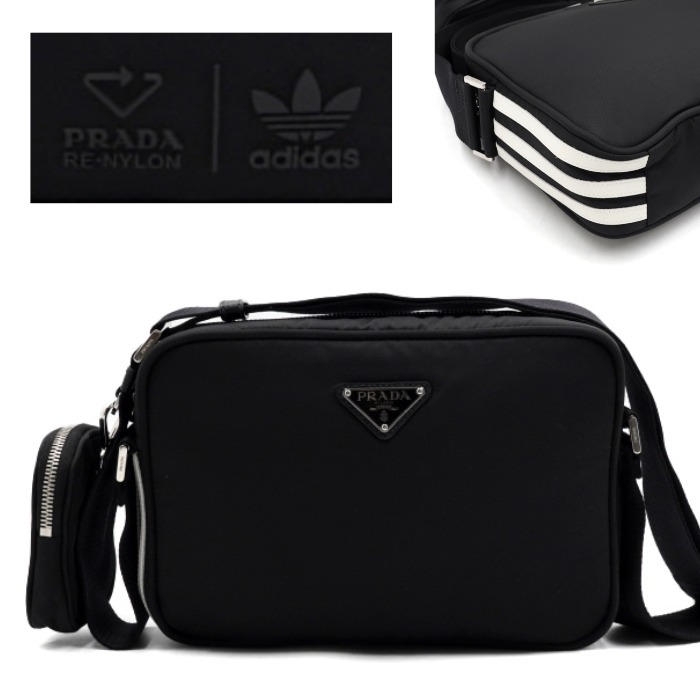 PRADA x Adidasコラボ Re-Nylon 3本線 バッグ【A/付属品無】