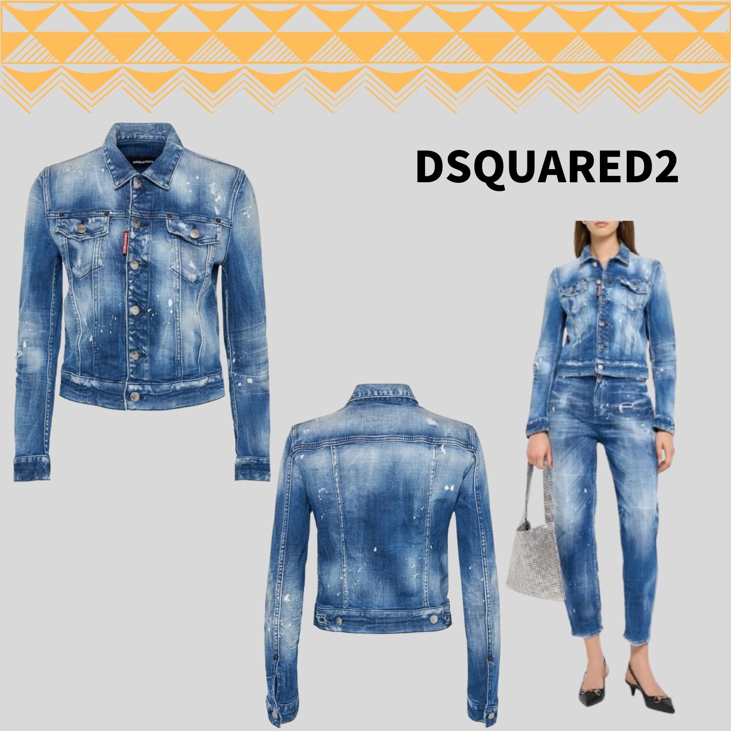 クラシックなデニムジャケット/DSQUARED2
