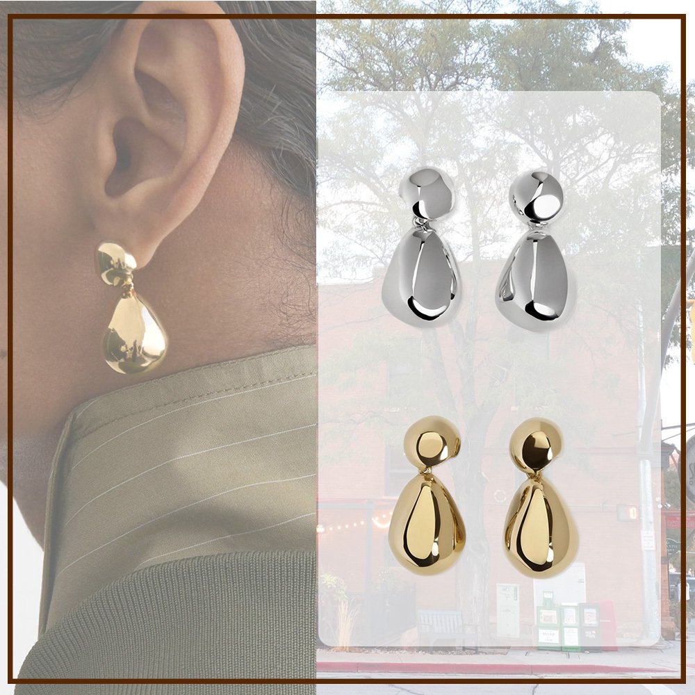 【特別な日に極上の贅沢を！】PHOEBE PHILO ダブルボール ピアス