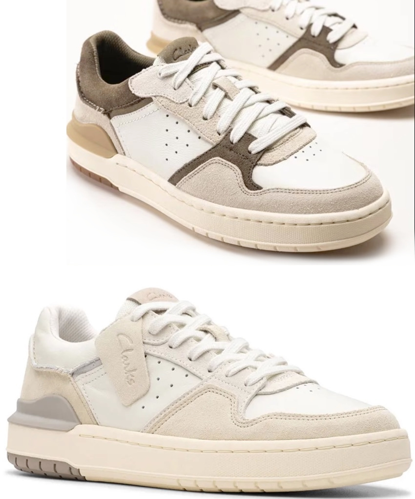 CLARKS レザー スニーカー ビジネス スポーティー レトロ