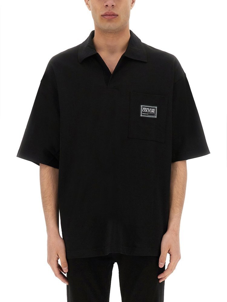 VERSACE ロコハッチショトスリフシャツ 78GAG629J0001 899