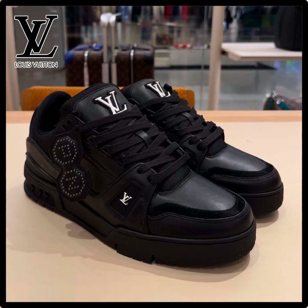 【NIGO☆限定アイテム☆ブラック】Louis Vuitton★LVトレイナー