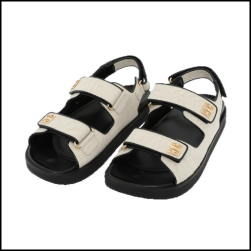 GIVENCHY ジバンシイ 4Gロゴ ストラップ フラット サンダル