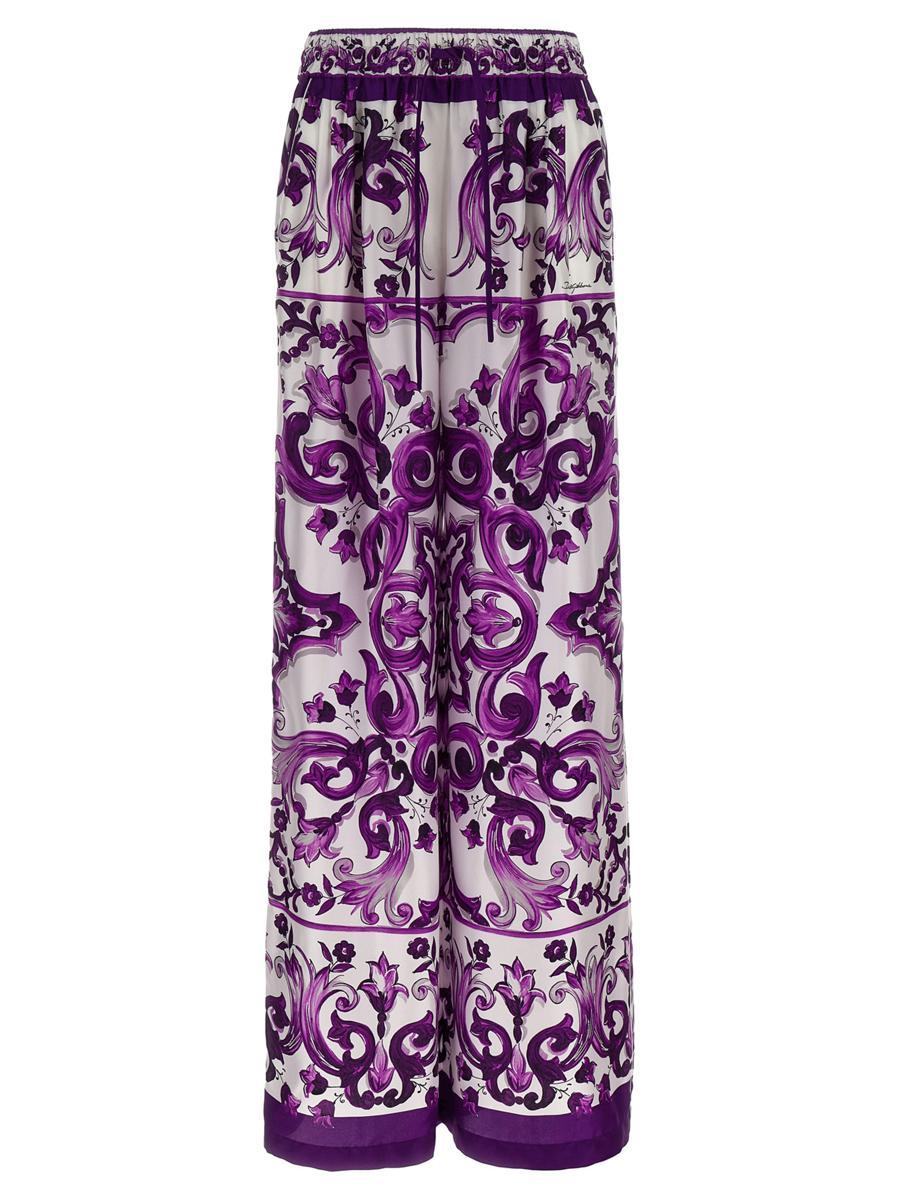 【関税＆送料込み】Dolce & Gabbana Majolica Print Pants
