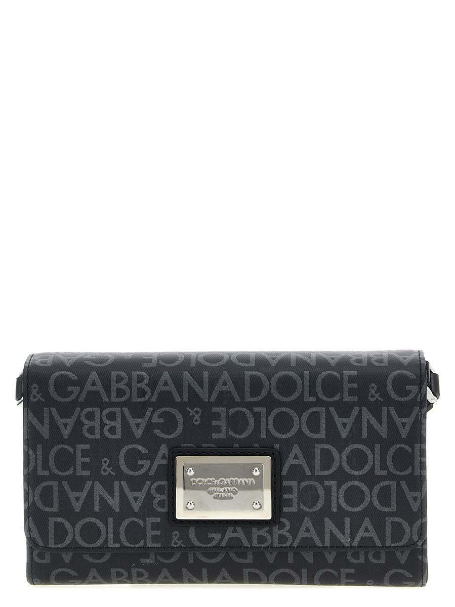 【関税＆送料込み】Dolce & Gabbana Coated Jacquard Crossbod