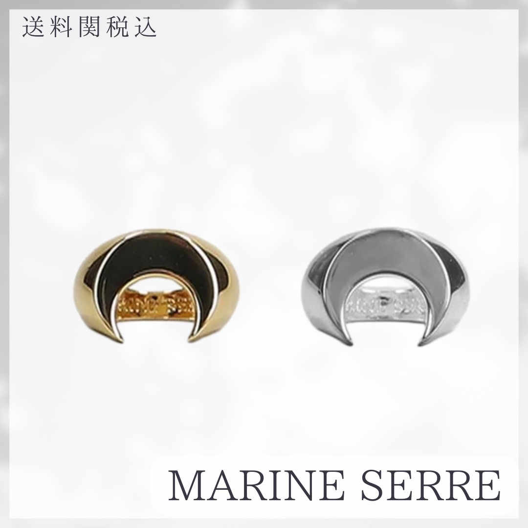 【Marine Serre】ロゴ刻印リング
