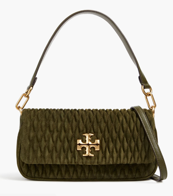 ★関税込★TORY BURCH トリーバーチ スエード ショルダーバッグ