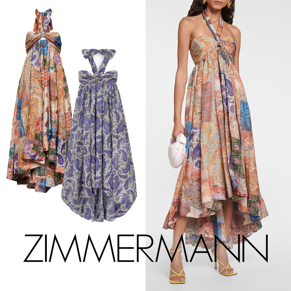 関税・送料込み【国内発送】ZIMMERMANN Paisley Midi ワンピース
