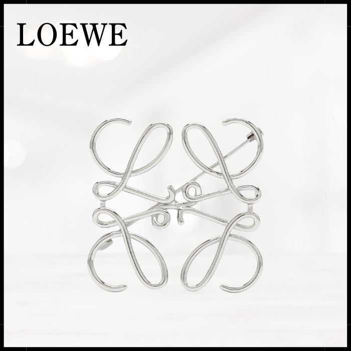 【LOEWE】アナグラム ブローチ (メタル)