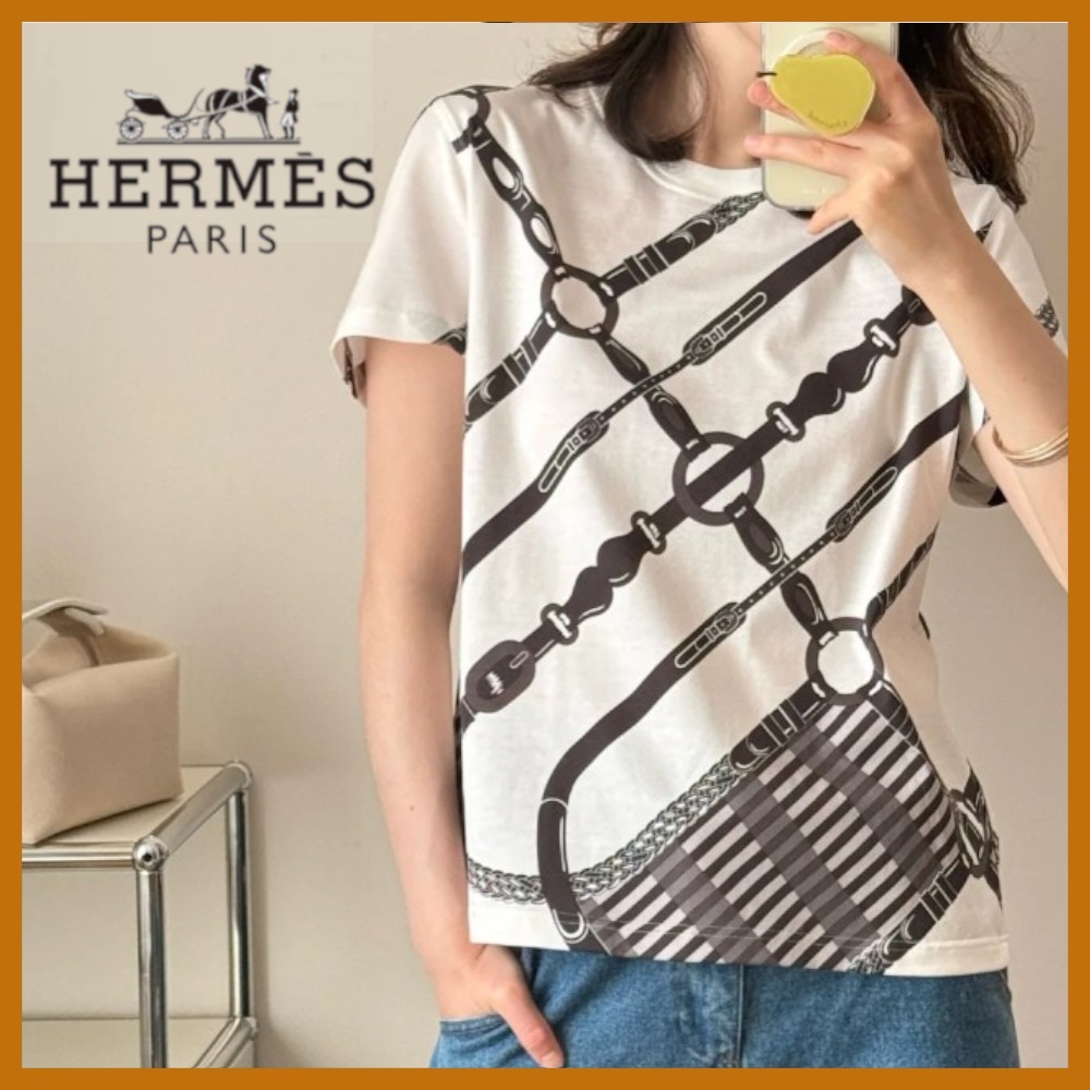 【お洒落♡】HERMES マキシTシャツ コーチング・リミックス