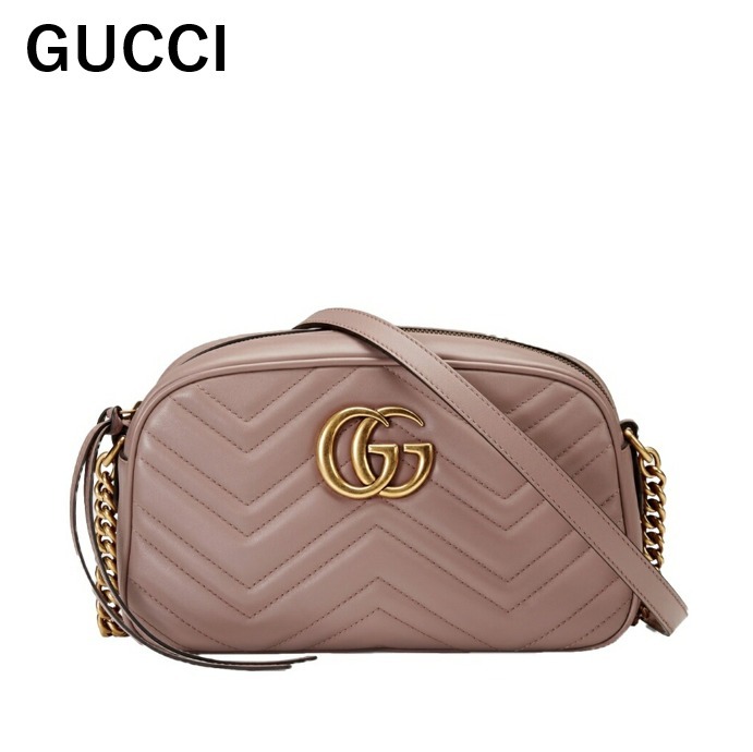 GUCCI グッチ GGマーモント キルティングショルダーバッグ Small