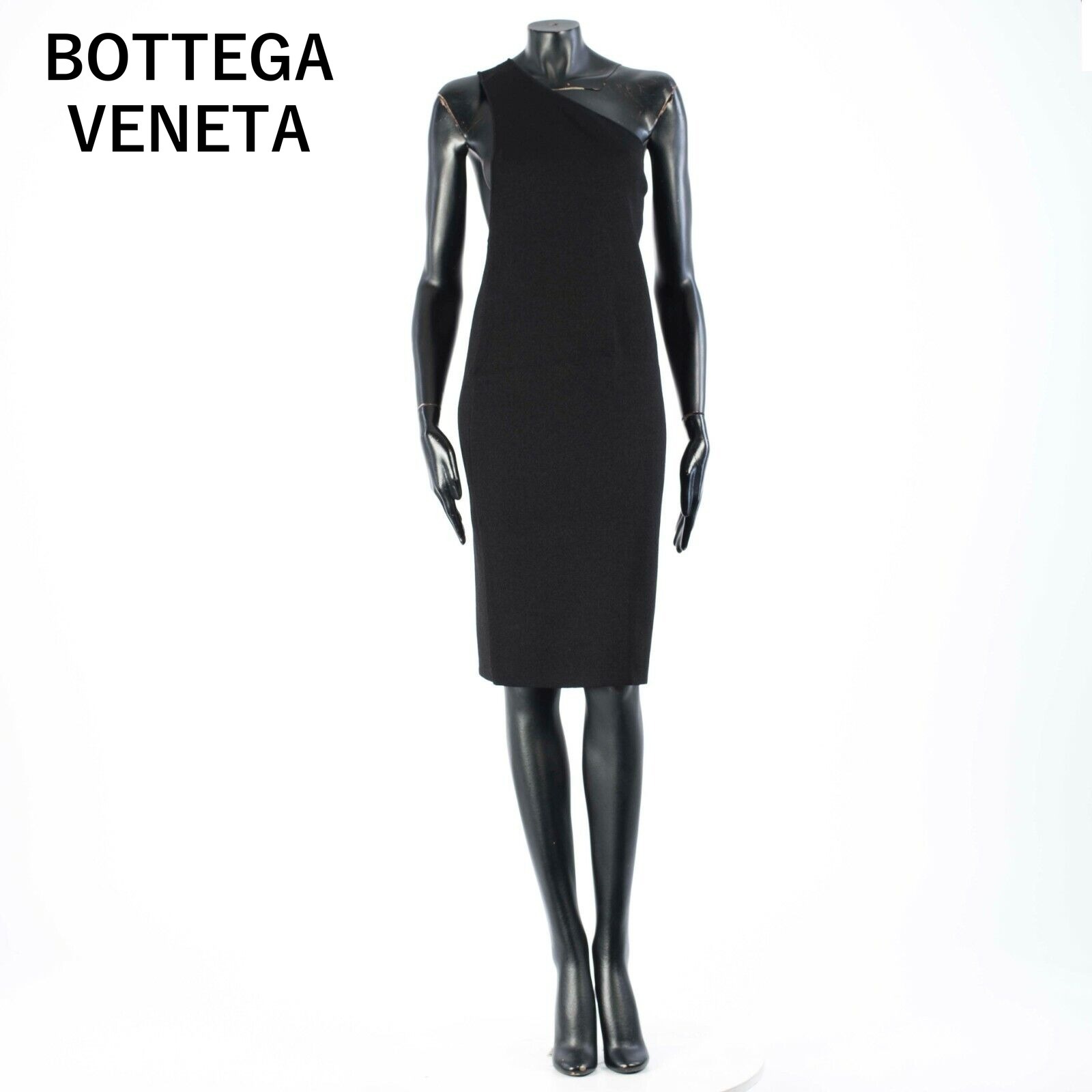 BOTTEGA VENETA アシンメトリックストレッチドレス