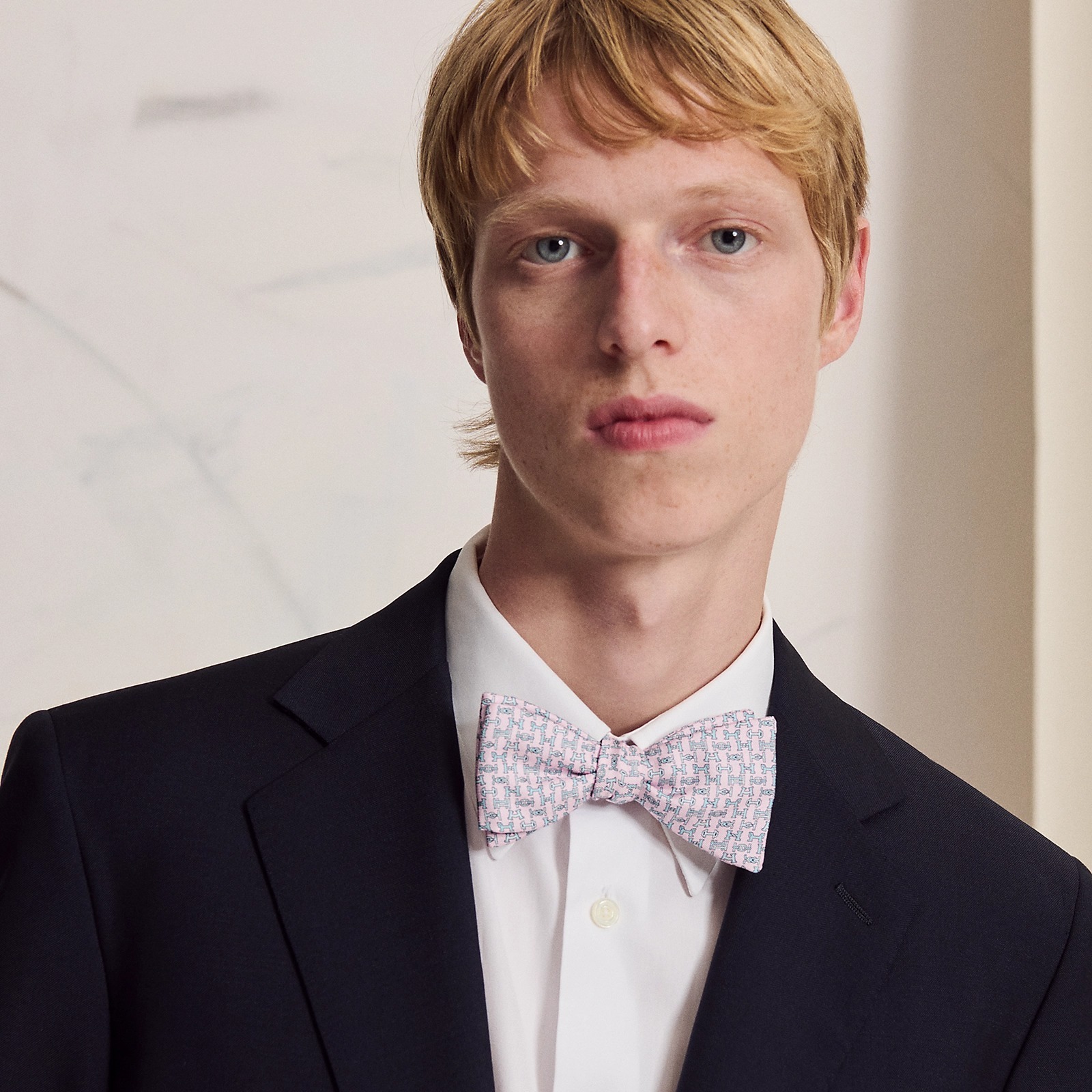 【選べるカラー】HERMES《ブックル・アン・ヴラック》蝶ネクタイ