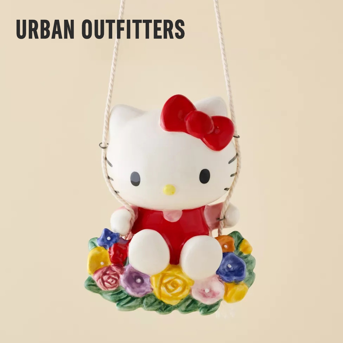 【限定】Hello Kitty ガーデンスウィング 吊り下げオーナメント