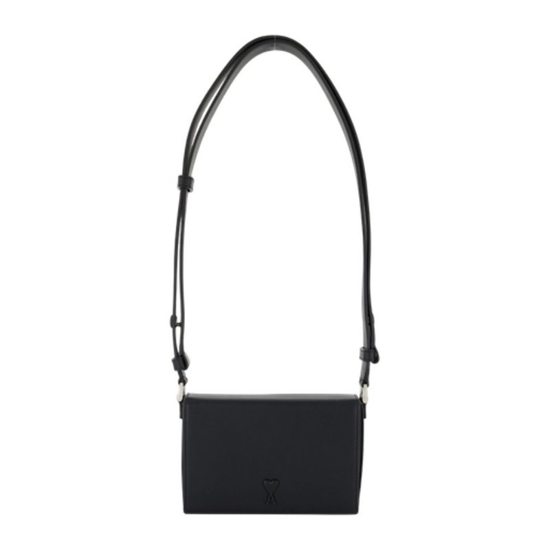 ショルダーバッグ・ポシェット AMI PARIS Adc Crossbody - AMI Paris - Leather - Black