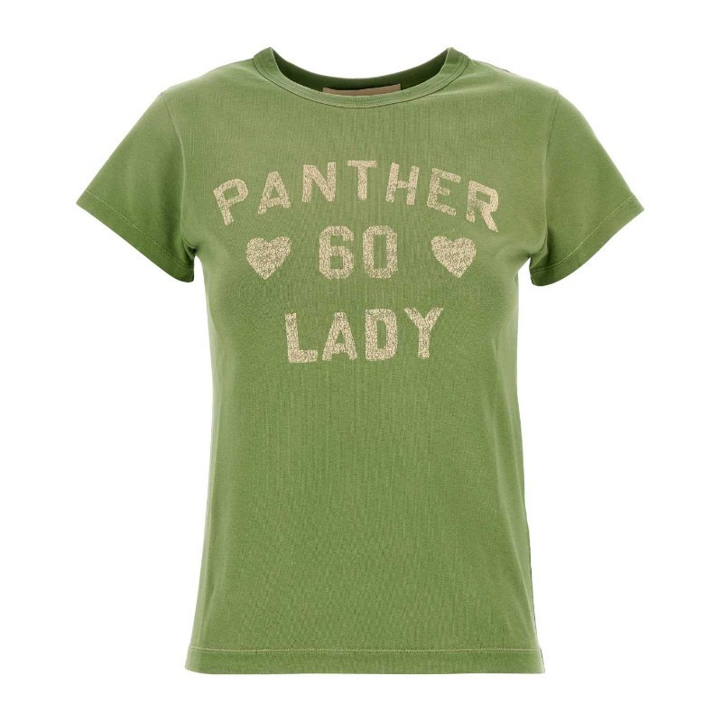 Tシャツ・カットソー VALENTINO FW25 Green cotton t-shirt (7B3MG24Y9GL AKM)