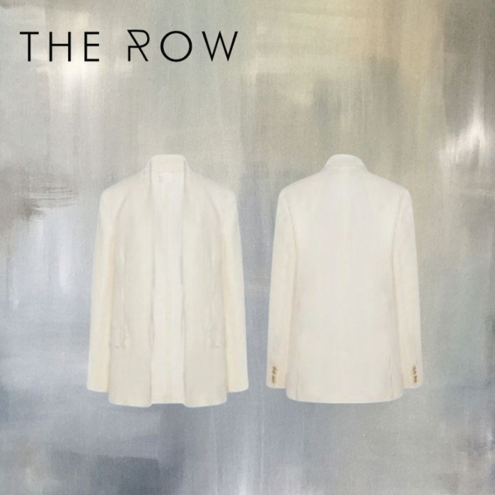 【The Row】ザ ロウ 2025ss リネン ジャケット ホワイト