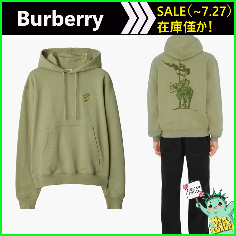 Burberry★素敵！EKD Cotton Hoodie
